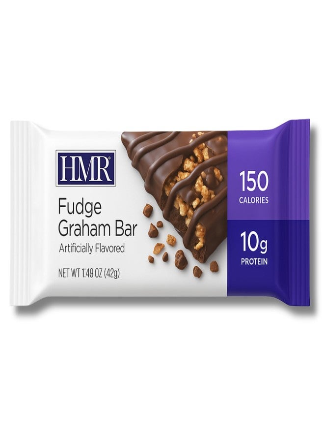 HMR Fudge Graham Protein Bar | Nutritious Snack to Support Weight Maintenance | Low Calorie Dessert | 10g of Protein | 24 Count - Image 3